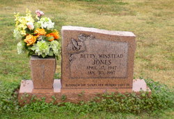 Betty <I>Winstead</I> Jones 