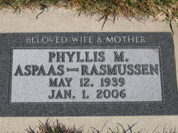 Phyllis Mary <I>Hall</I> Aspaas-Rasmussen 