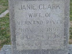 Janie <I>Clark</I> Piver 