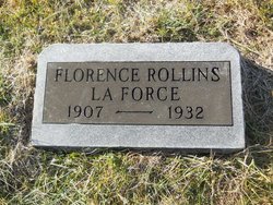 Florence Josephine <I>Rollins</I> LaForce 