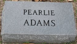 Pearlie <I>Colbert</I> Adams 