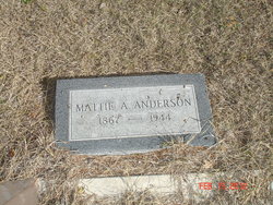 Mattie Virginia <I>Bishop</I> Abbey Anderson 