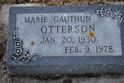 Marie <I>Gauthun</I> Otterson 