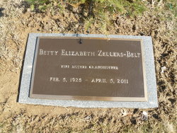 Elizabeth l “Betty” <I>Ellison</I> Belt 