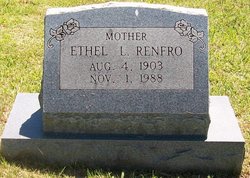 Ethel Lee <I>Turner</I> Renfro 