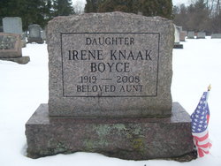Irene H <I>Knaak</I> Boyce 
