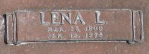 Lena Lucinda <I>Ward</I> Fleming 