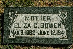 Eliza Elizabeth <I>Craner</I> Bowen 