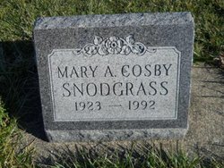 Mary Alice <I>Cosby</I> Snodgrass 