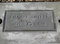 Emma B <I>Baldwin</I> Snyder 