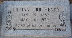 Lillian <I>Orr</I> Henry 