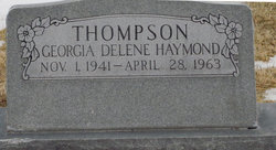 Georgia Delene <I>Haymond</I> Thompson 