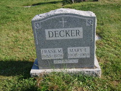 Mary E <I>Pfeiffer</I> Decker 