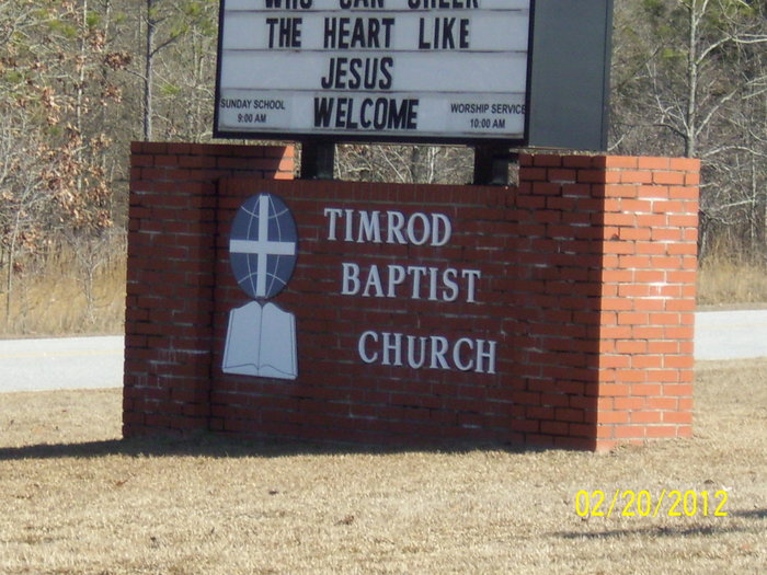 Timrod Baptist Church Cemetery