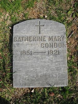Catherine Mary <I>Finlan</I> Condon 