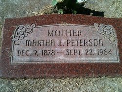 Martha Marie <I>Larson</I> Peterson 