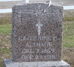Catherine Elizabeth <I>Shedlbower</I> Althaus 