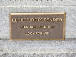 Ludie Elsie <I>Biddix</I> Fender 