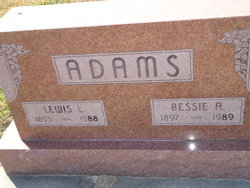 Bessie Alice <I>Fisher</I> Adams 