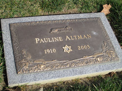 Pauline <I>Bittick</I> Altman 