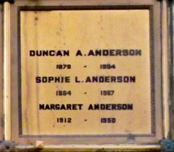 Duncan Alexander McPherson Anderson 