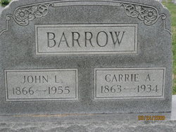 Caroline Alice “Carrie” <I>Almond</I> Barrow 