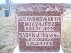 Sarah J. <I>Madding</I> Farnsworth 