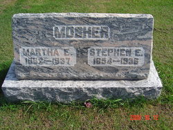 Martha Elizabeth <I>Dossett</I> Mosher 
