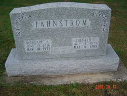 Margaret Lucille <I>Fortman</I> Fahnstrom 