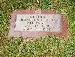 Jeannette E <I>Power</I> Betts 