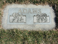 Vera Alice <I>Morgan</I> Adams 