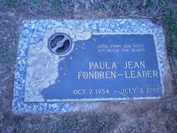 Paula Jean <I>Fondren</I> Leader 