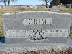 Mary Dell <I>Darby</I> Grim 