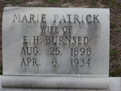 Marie <I>Patrick</I> Burnsed 