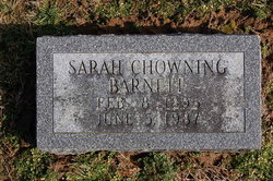 Sarah L. <I>Chowning</I> Barnett 