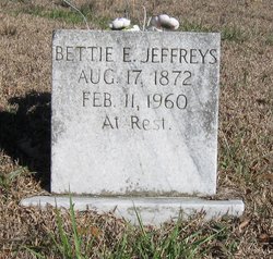 Edith Elizabeth “Bettie” <I>Branum</I> Jeffreys 