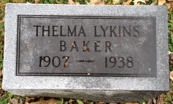 Thelma Gladys <I>Lykins</I> Baker 