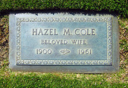 Hazel Marie <I>Reynolds</I> Cole 