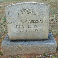 Adolphus Kirby Abernathy 