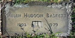 Helen <I>Hudson</I> Baskett 