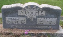 Mittie E <I>Harmon</I> Adams 