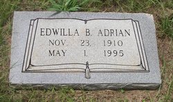Edwilla B. <I>Worley</I> Adrian 