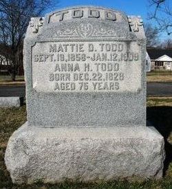 Martha Dee “Mattie” Todd 