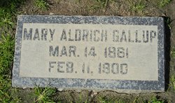 Mary <I>Aldrich</I> Gallup 