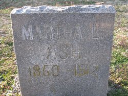 Martha Lavinia <I>DuVal</I> Ash 