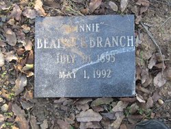 Beatrice Minnie <I>Riney</I> Branch 