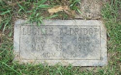 Susie Lucille <I>Martin</I> Aldridge 