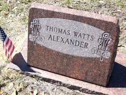 Thomas Watts Alexander 