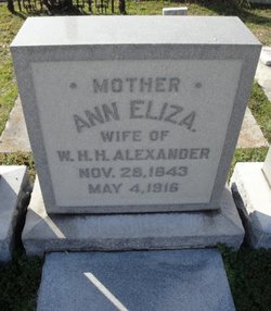 Ann Elizabeth <I>Dashiell</I> Alexander 