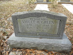 Violet H. <I>Hamilton</I> Green 